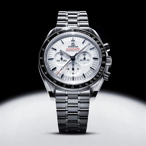 omega speedmaster white dial chrono24|omega white speedmaster daniel craig.